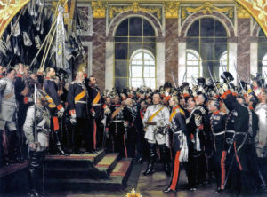 The German Empire was Proclaimed in the Hall of Mirrors of Versailles.