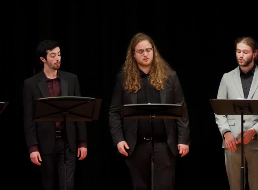 Mr. M performs with a professional choir that he music directs.