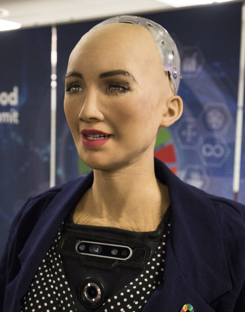 Sophia, David Hanson’s humanoid robot. 